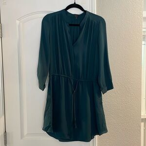 Babaton silk long sleeve dress medium